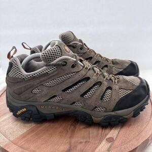 Merrell Moab Shoes Mens Size 10 Vibram Suede Mesh Hiking Trail Outdoor J86595W